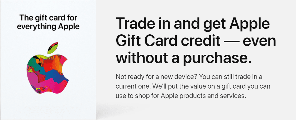 Apple trade-ins