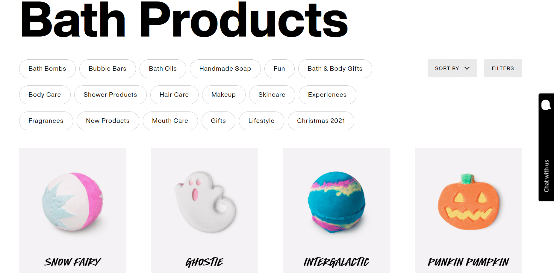 lush product sidebar