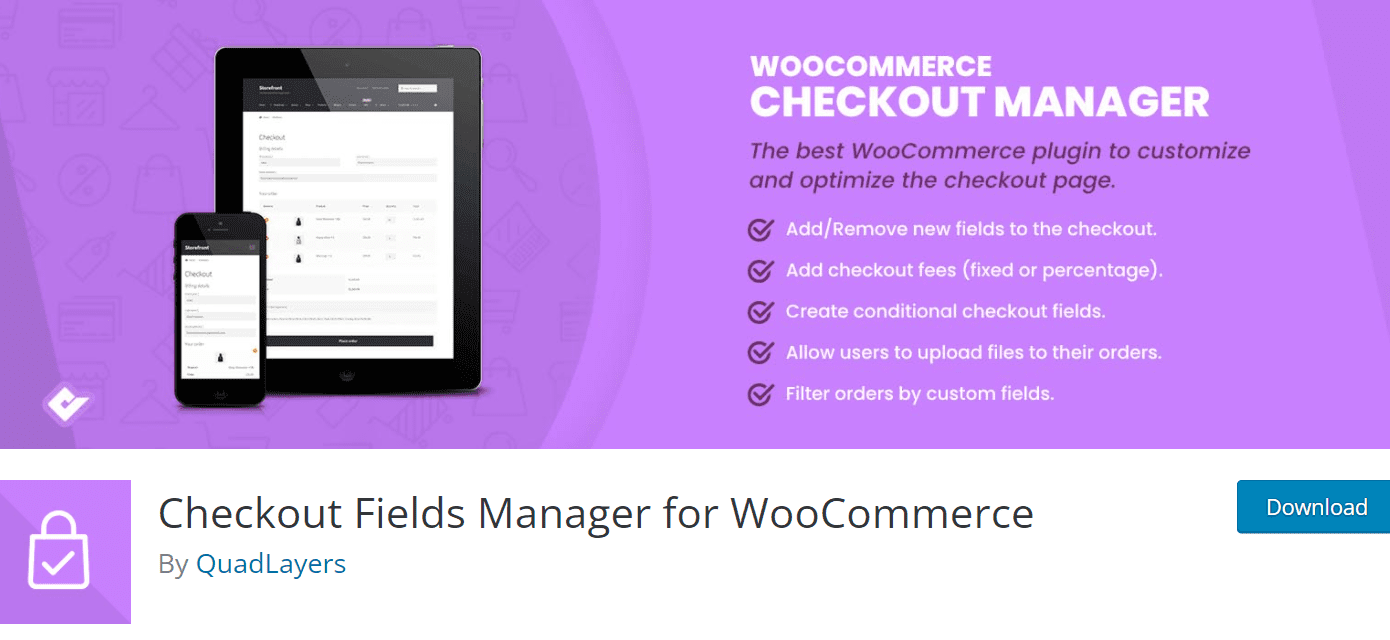 woocommerce checkout manager