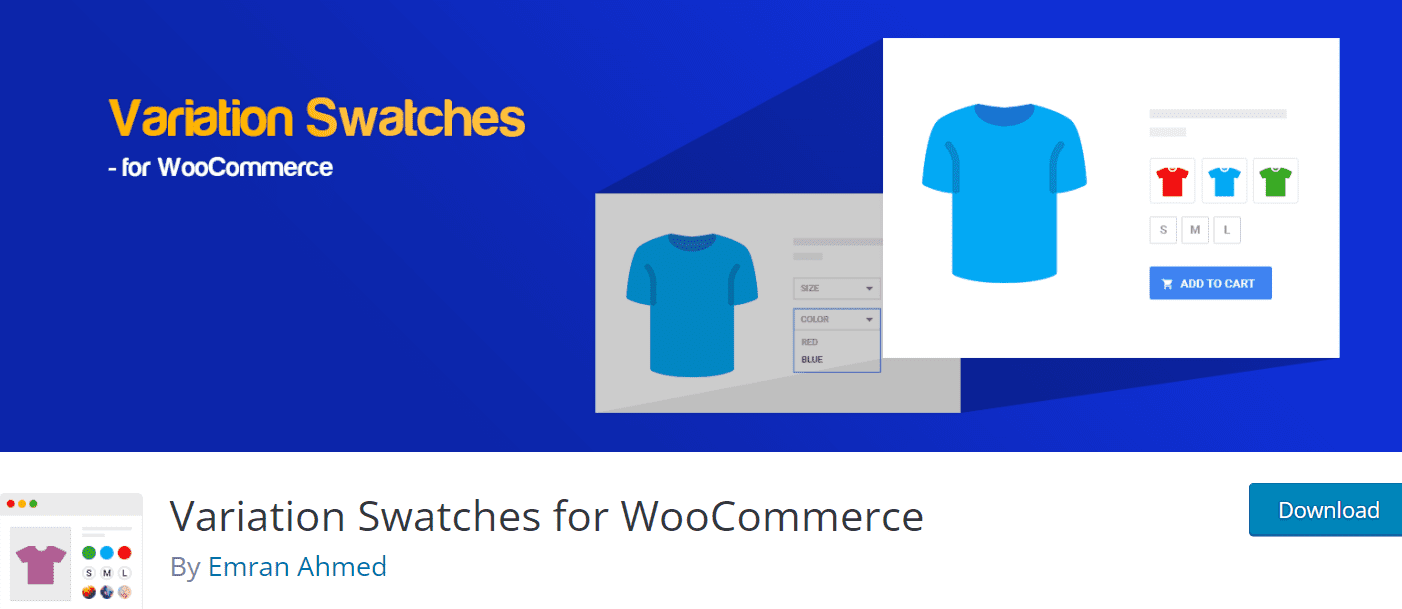 variation swatches for woocommerce