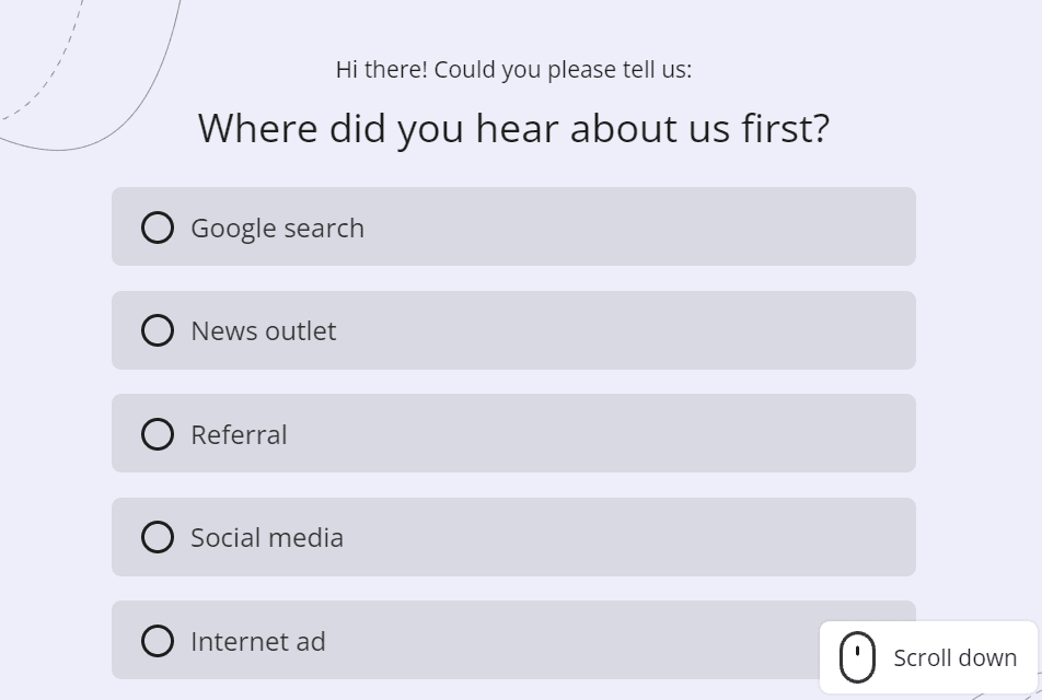 survey forms