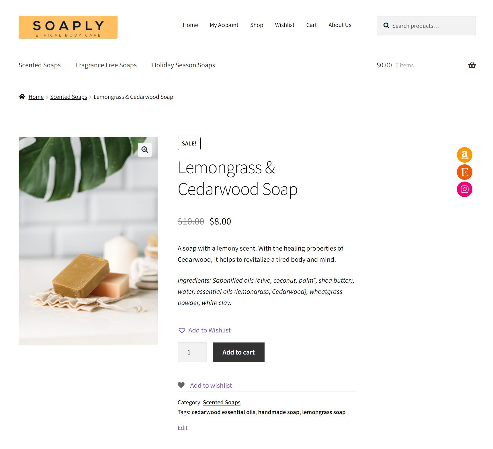 woocommerce product page