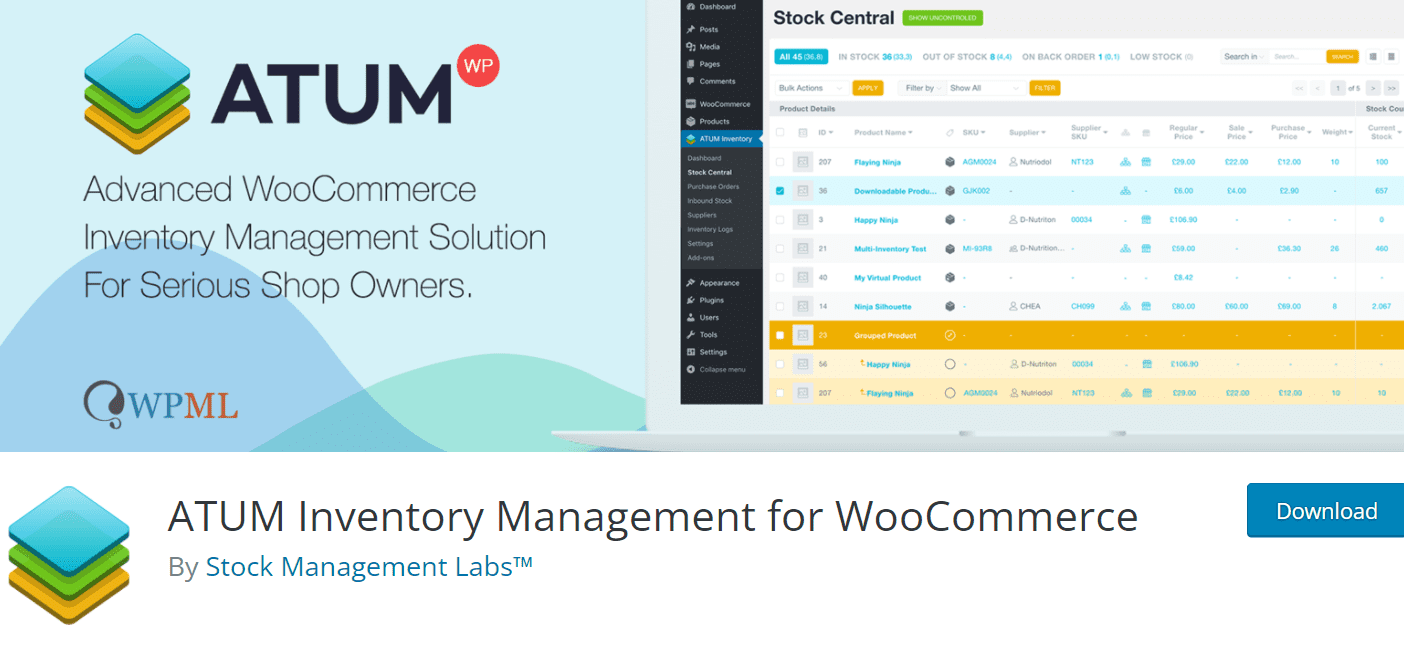 atum inventory management for woocommerce