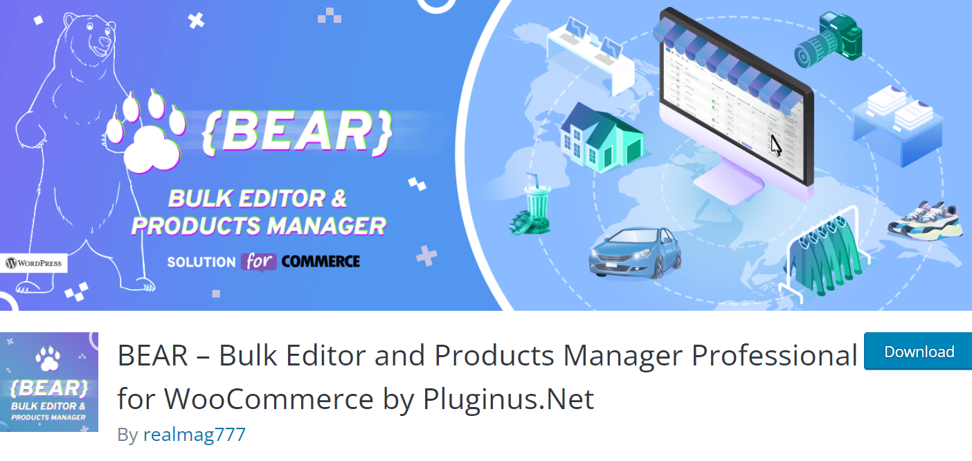 bulk editor and products manager professional for woocommerce