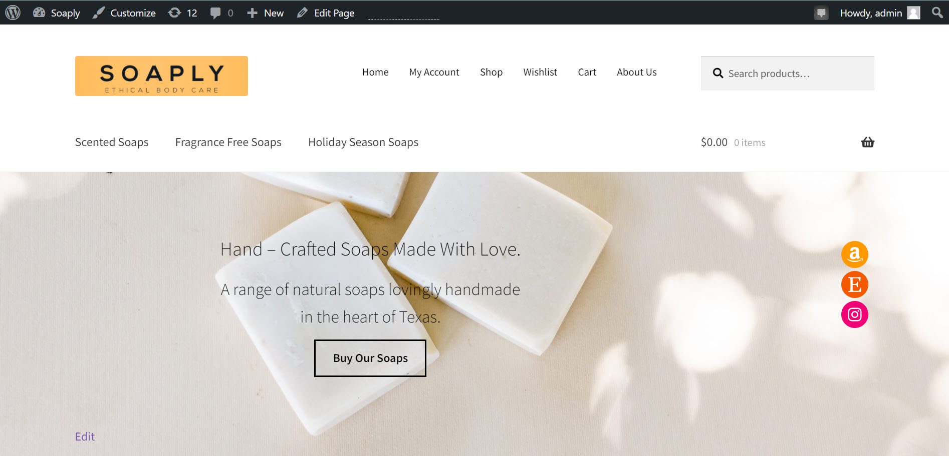 soaply created with woocommerce