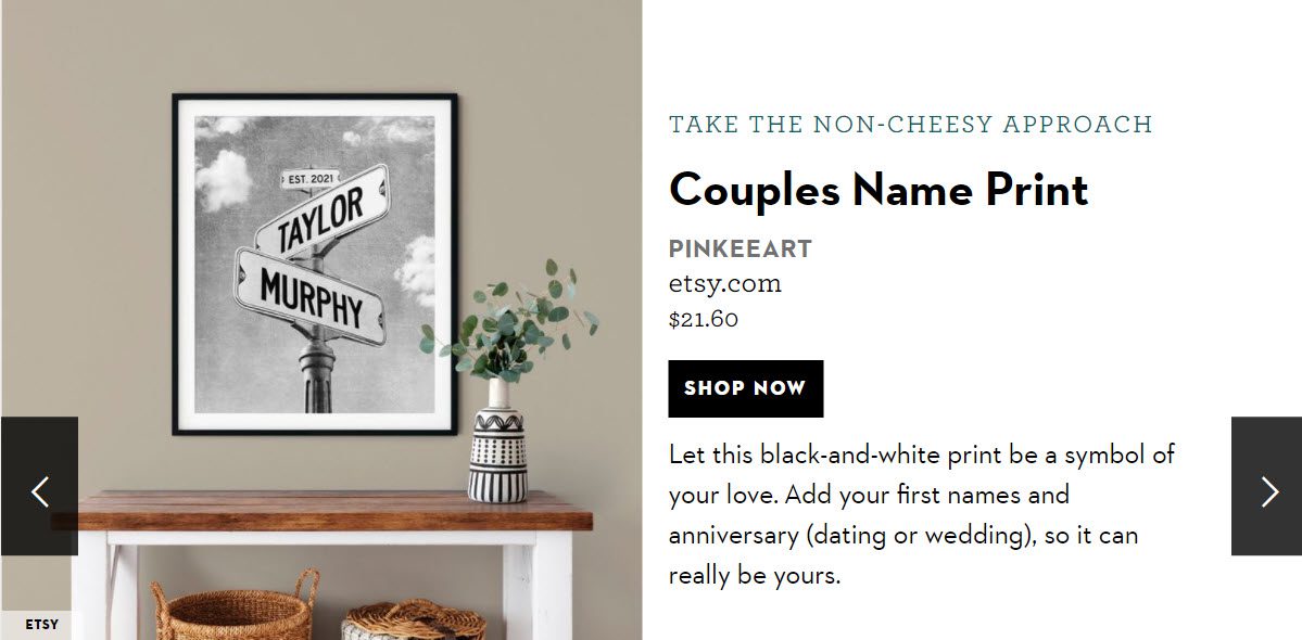 etsy couples name print 