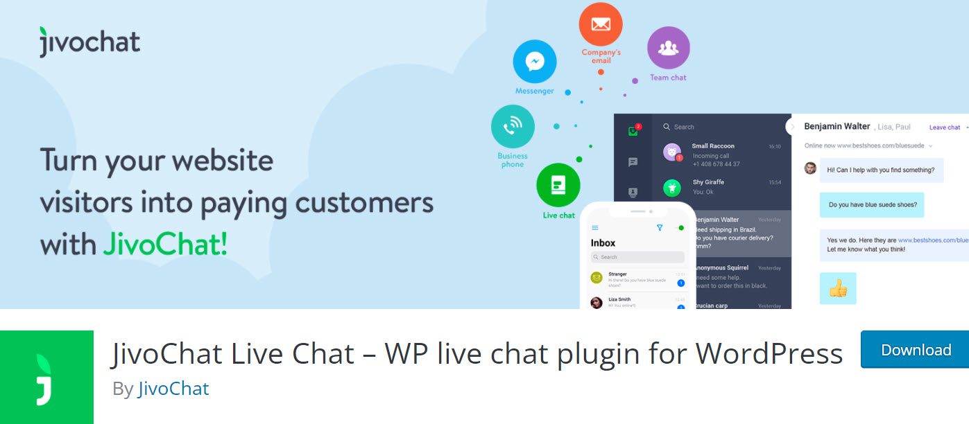 Wordpress live chat plugin