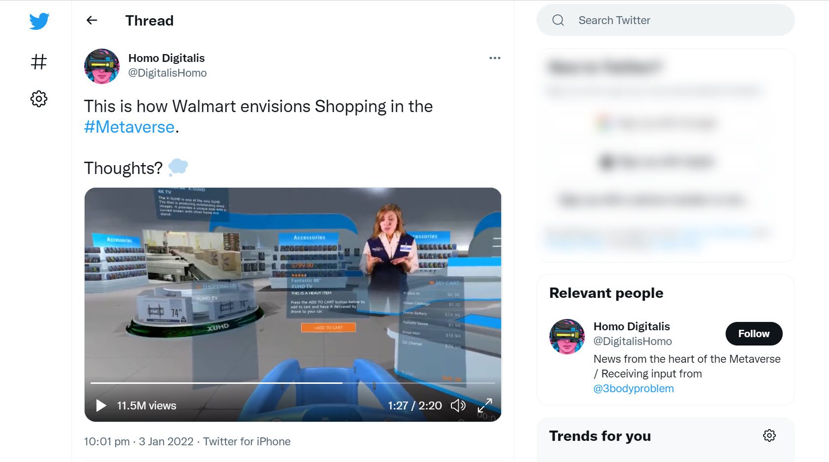 walmart metaverse shopping 