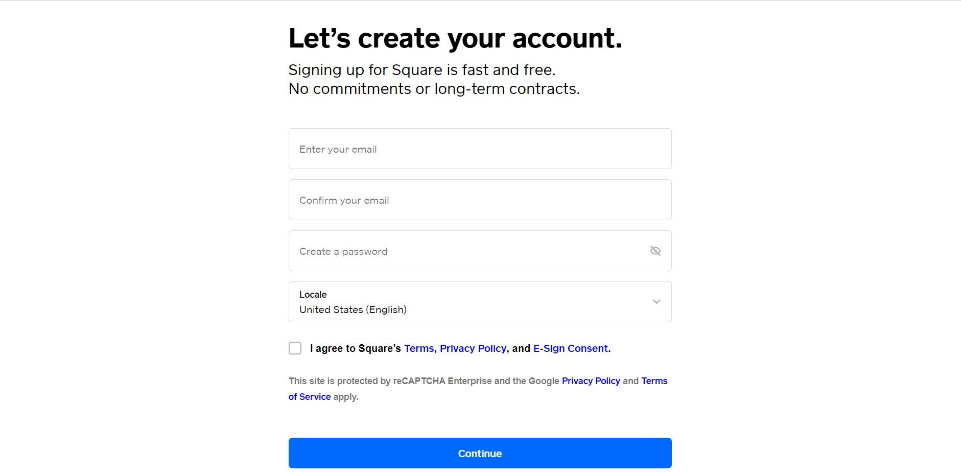 create account with square