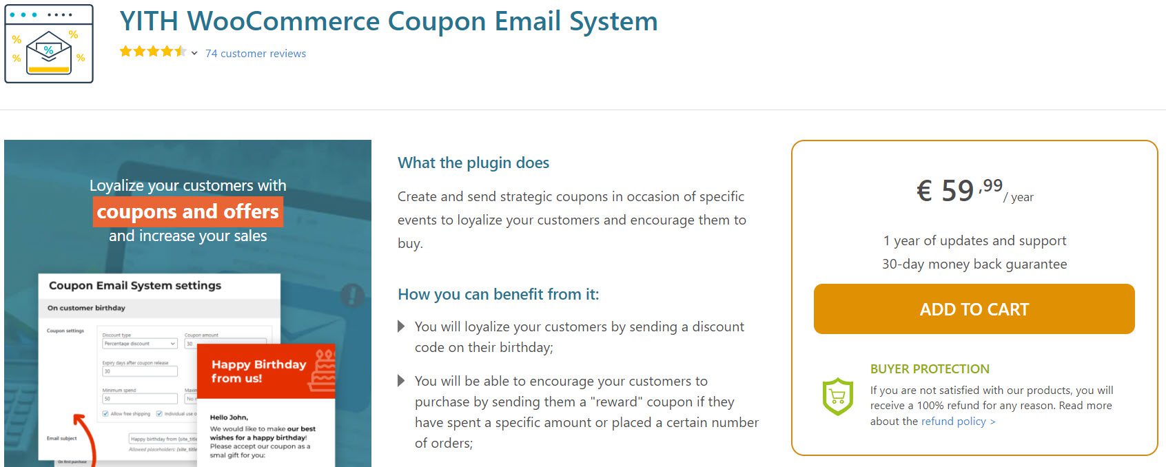 YITH WooCommerce Coupon Email System