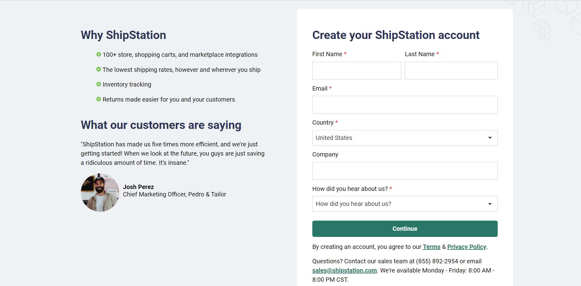 create shipstation account