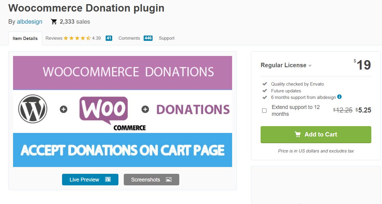 woocommerce donation plugin 