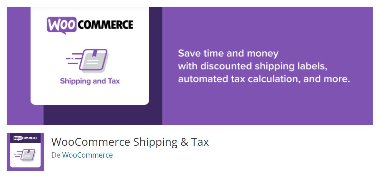 woocommerce shipping and tax