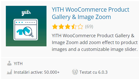 YITH WooCommerce Zoom Magnifier - free wordpress addon